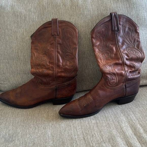 Dan Post leather Cowboy Boots size 10 - Picture 5 of 17